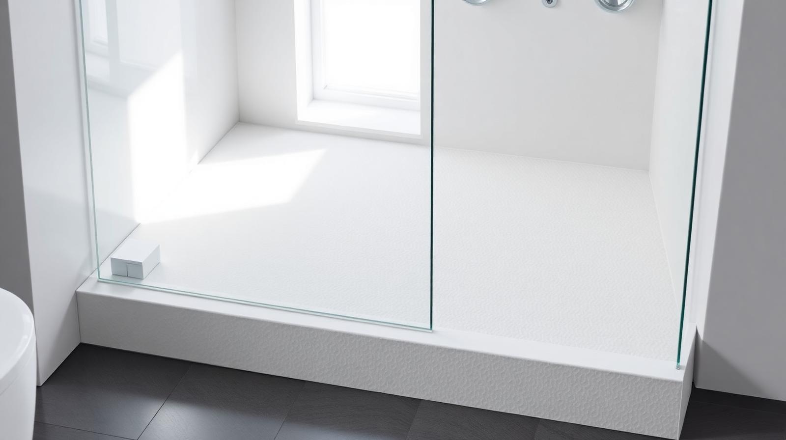 Illustrative anti-slip treatment being applied to a bath surface.